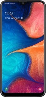 Samsung - Galaxy A20 with 32GB Memory Cell Phone (Unlocked) - Black
