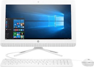 HP - 19.5" All-In-One - AMD A4-Series - 4GB Memory - 1TB Hard Drive - Snow White