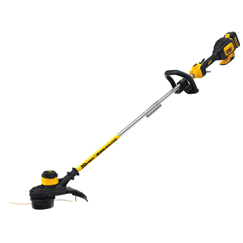 20-Volt MAX Lithium-Ion Brushless Cordless String Trimmer with One 5 Ah Battery and Charger