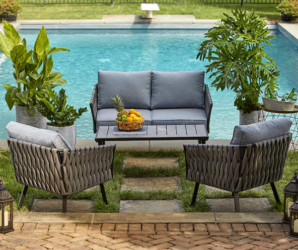 Wilson & Fisher Tasca Cushioned Patio Seating Set