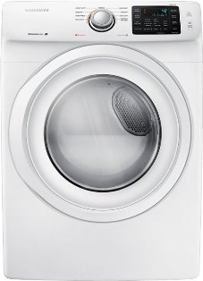 Samsung - 7.5 Cu. Ft. 9-Cycle Electric Dryer - White