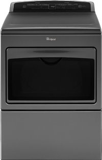 Whirlpool - 7.4 Cu. Ft. 26-Cycle Electric Dryer - Chrome Shadow