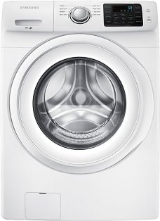 Samsung - 4.5 Cu. Ft. 10-Cycle High-Efficiency Front-Loading Washer with Steam - White
